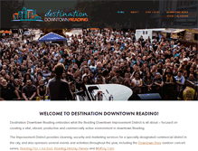 Tablet Screenshot of downtownreading.com
